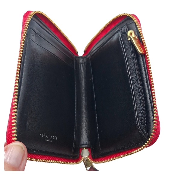 Coach Dempsey Patch Gallery Wristlet Pouch & Zip Around Wallet Bundle - 2 Pieces - Picture 14 of 16